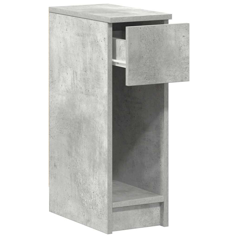 vidaXL betonszürke éjjeliszekrény fiókkal 20 x 36 x 60 cm