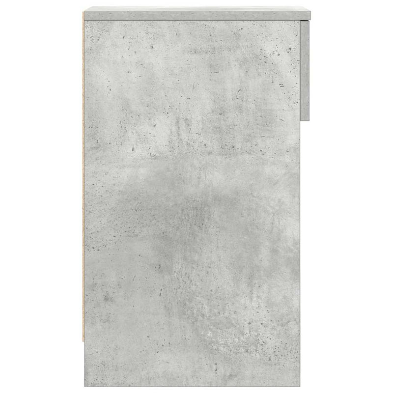 vidaXL betonszürke éjjeliszekrény fiókkal 20 x 36 x 60 cm