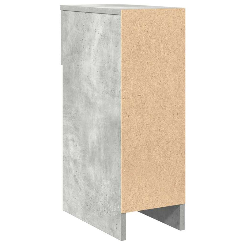 vidaXL betonszürke éjjeliszekrény fiókkal 20 x 36 x 60 cm