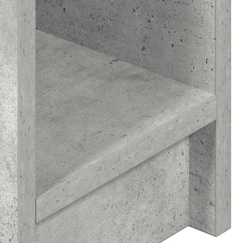 vidaXL betonszürke éjjeliszekrény fiókkal 20 x 36 x 60 cm