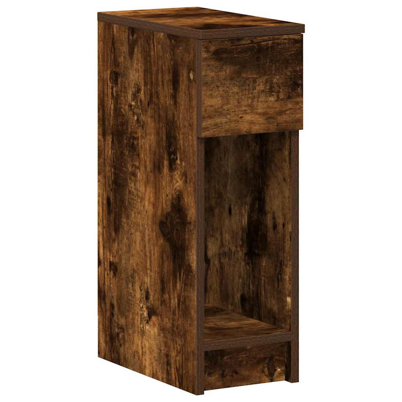 vidaXL éjjeliszekrények fiókos 2 db füstölt tölgy 20 x 36 x 60 cm