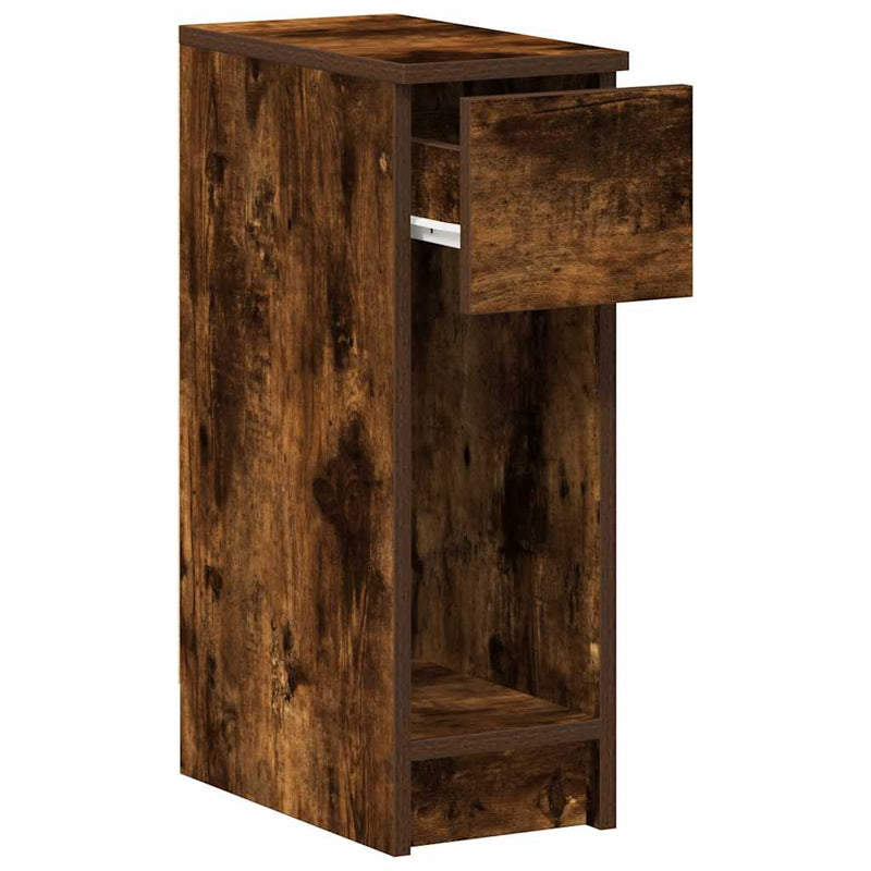 vidaXL éjjeliszekrények fiókos 2 db füstölt tölgy 20 x 36 x 60 cm