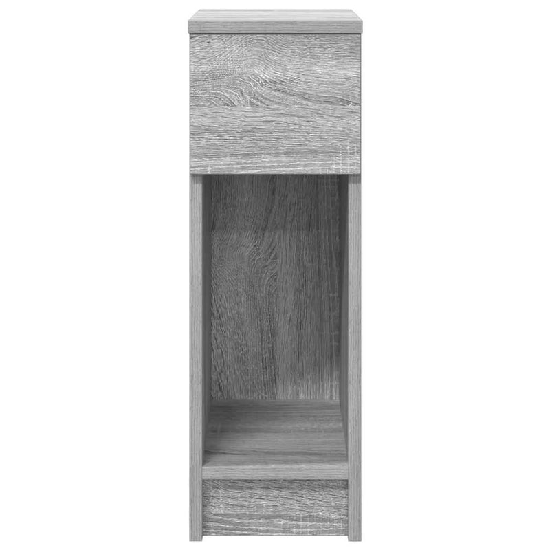 vidaXL éjjeliszekrények fiókos 2 db szürke sonoma 20 x 36 x 60 cm