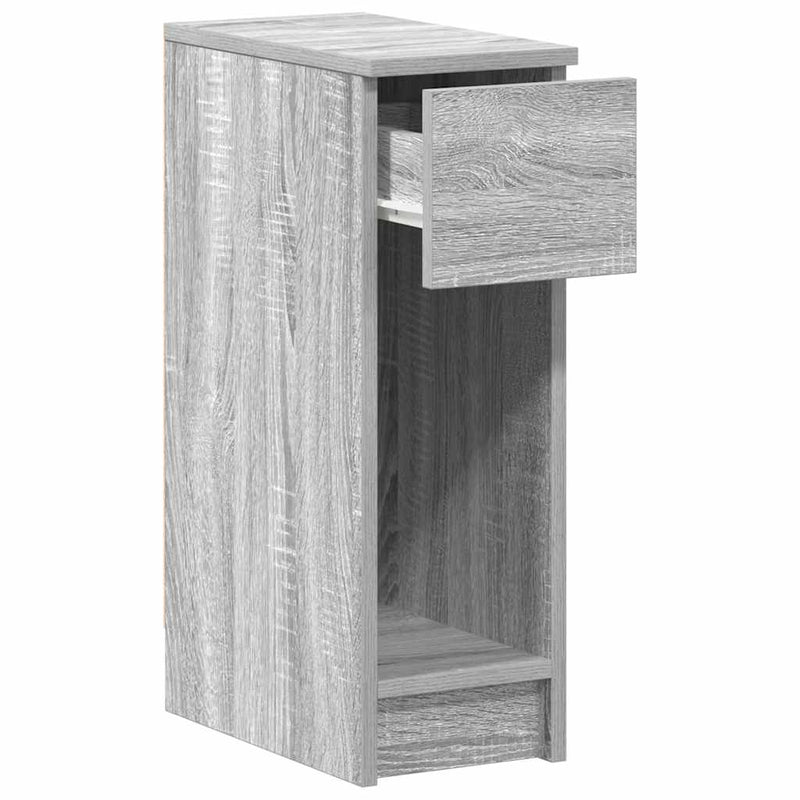 vidaXL éjjeliszekrények fiókos 2 db szürke sonoma 20 x 36 x 60 cm