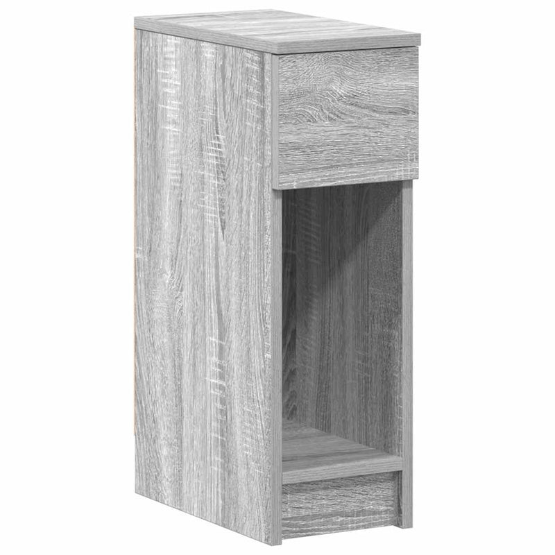 vidaXL éjjeliszekrények fiókos 2 db szürke sonoma 20 x 36 x 60 cm