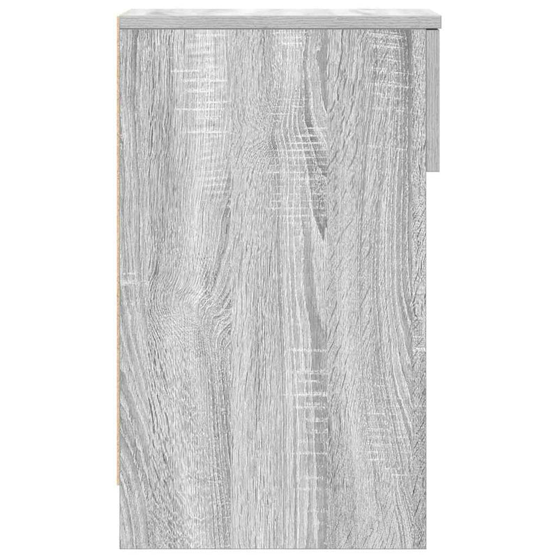vidaXL éjjeliszekrények fiókos 2 db szürke sonoma 20 x 36 x 60 cm