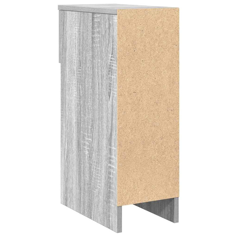 vidaXL éjjeliszekrények fiókos 2 db szürke sonoma 20 x 36 x 60 cm