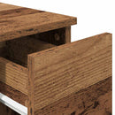 vidaXL antik fa színű éjjeliszekrény fiókkal 20 x 36 x 60 cm
