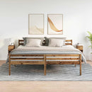 vidaXL éjjeliszekrények fiókkal 2 db régi fa 20 x 36 x 60 cm