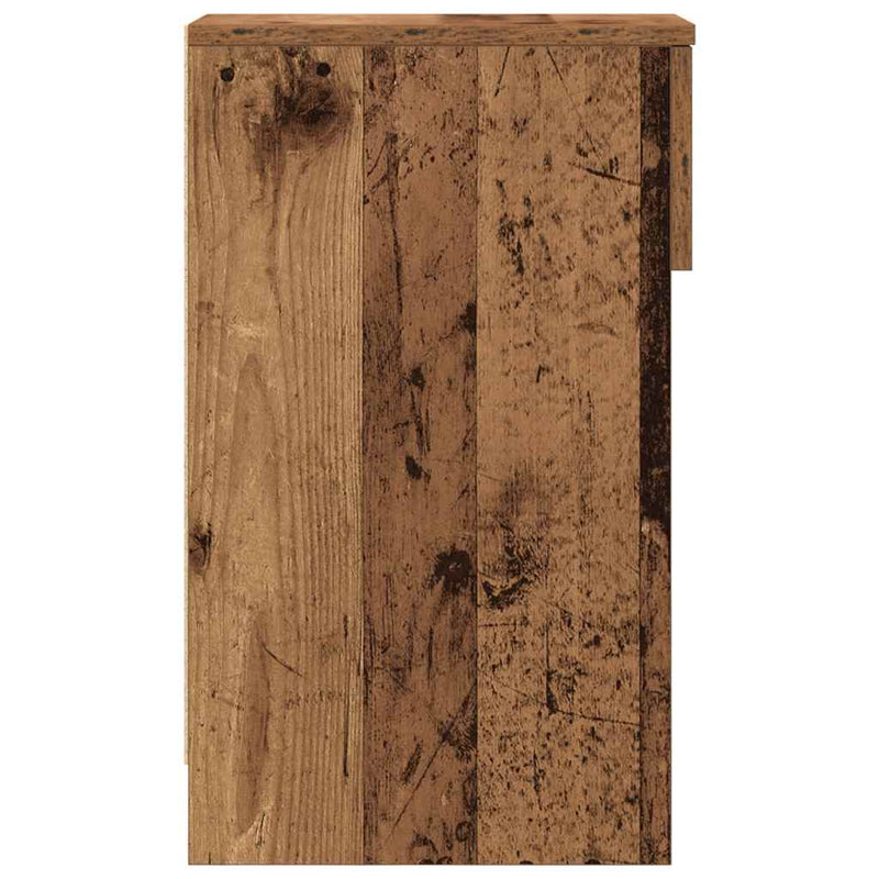 vidaXL éjjeliszekrények fiókkal 2 db régi fa 20 x 36 x 60 cm