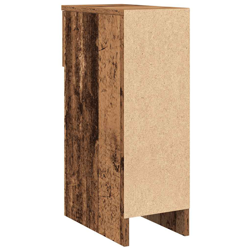 vidaXL éjjeliszekrények fiókkal 2 db régi fa 20 x 36 x 60 cm