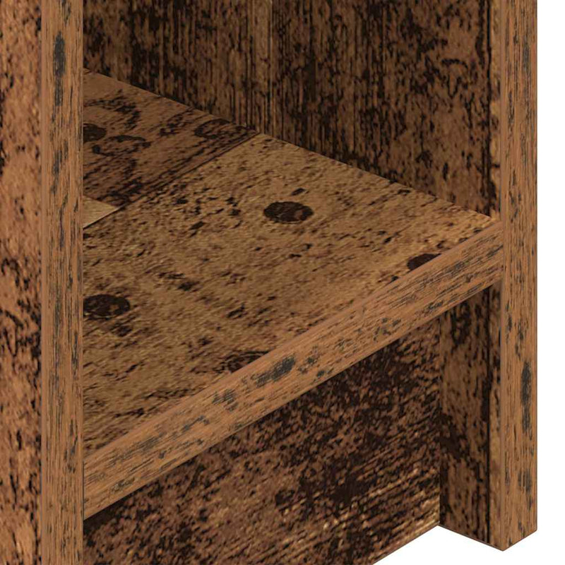 vidaXL éjjeliszekrények fiókkal 2 db régi fa 20 x 36 x 60 cm