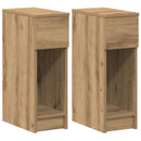 vidaXL éjjeliszekrények fiókkal 2 db artisan tölgy 20 x 36 x 60 cm