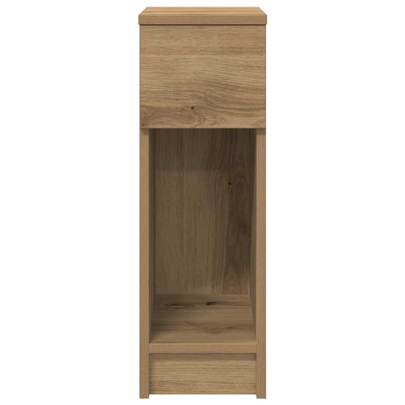 vidaXL éjjeliszekrények fiókkal 2 db artisan tölgy 20 x 36 x 60 cm
