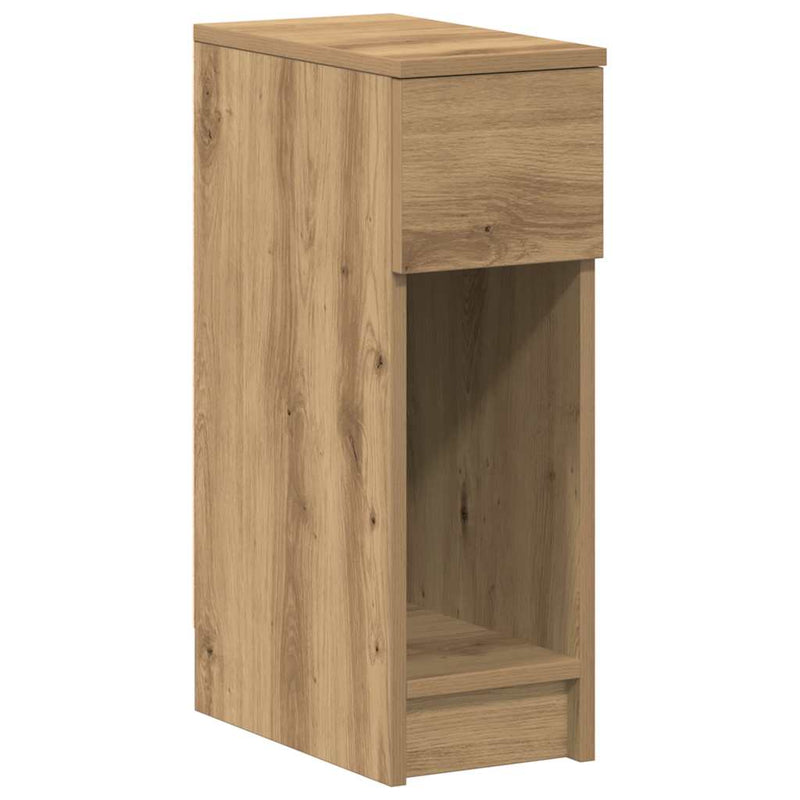 vidaXL éjjeliszekrények fiókkal 2 db artisan tölgy 20 x 36 x 60 cm