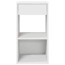 vidaXL éjjeliszekrények fiókos 2 db fehér 35x34x66,5 cm