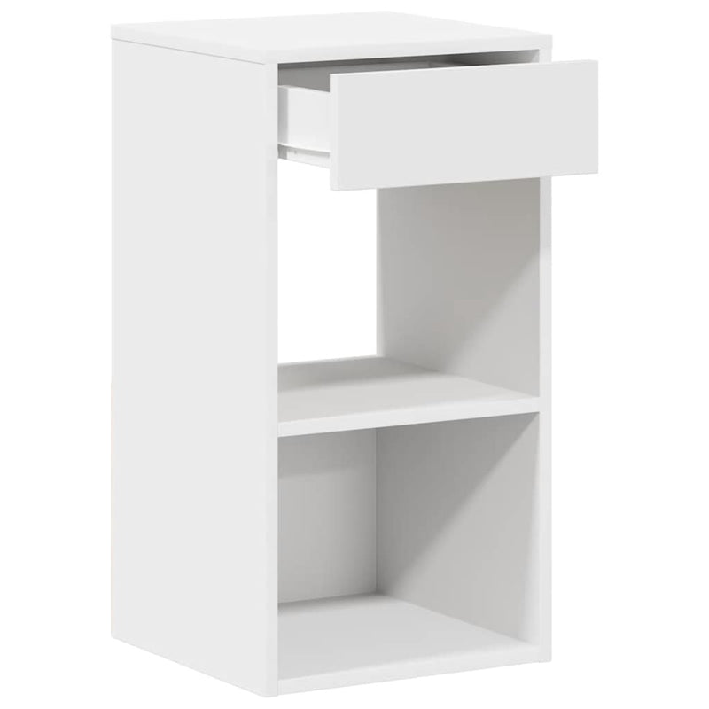 vidaXL éjjeliszekrények fiókos 2 db fehér 35x34x66,5 cm