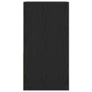 vidaXL éjjeliszekrény fiókkal fekete tölgy 35x34x66,5 cm