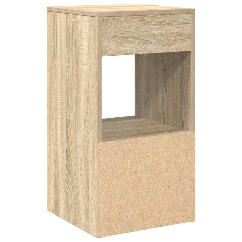 vidaXL éjjeliszekrények fiókkal 2 db sonoma tölgy 35x34x66,5 cm