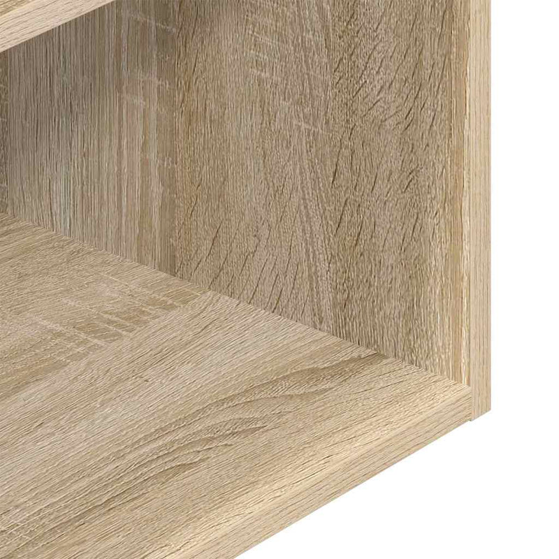 vidaXL éjjeliszekrények fiókkal 2 db sonoma tölgy 35x34x66,5 cm