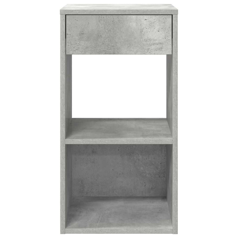 vidaXL éjjeliszekrények fiókos 2 db betonszürke 35x34x66,5 cm