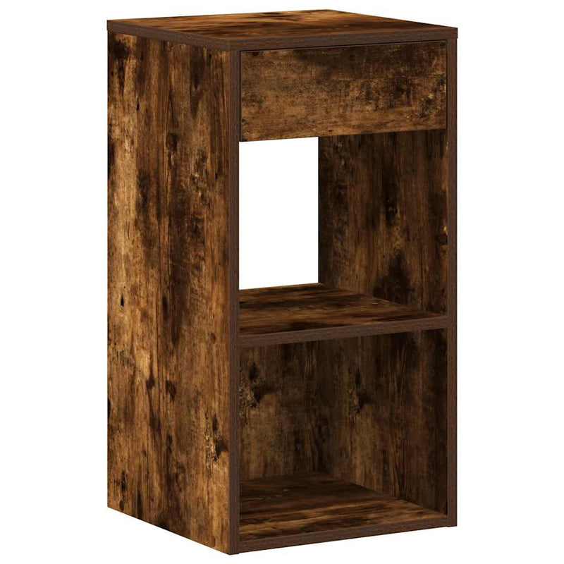 vidaXL éjjeliszekrény fiókkal füstölt tölgy 35x34x66,5 cm
