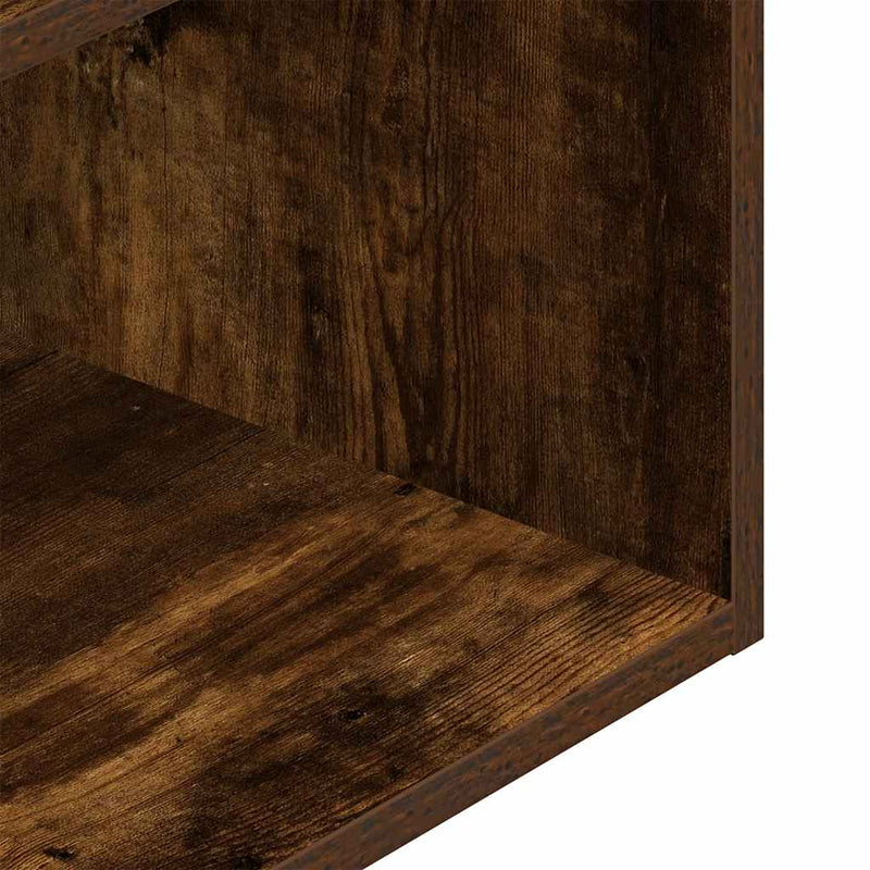 vidaXL éjjeliszekrények fiókos 2 db füstölt tölgy 35x34x66,5 cm
