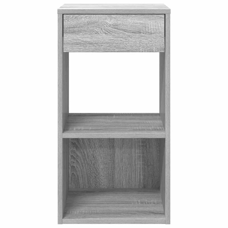 vidaXL éjjeliszekrények fiókos 2 db szürke sonoma 35x34x66,5 cm