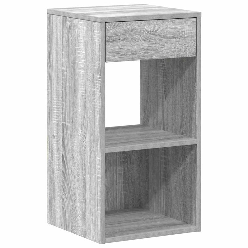 vidaXL éjjeliszekrények fiókos 2 db szürke sonoma 35x34x66,5 cm