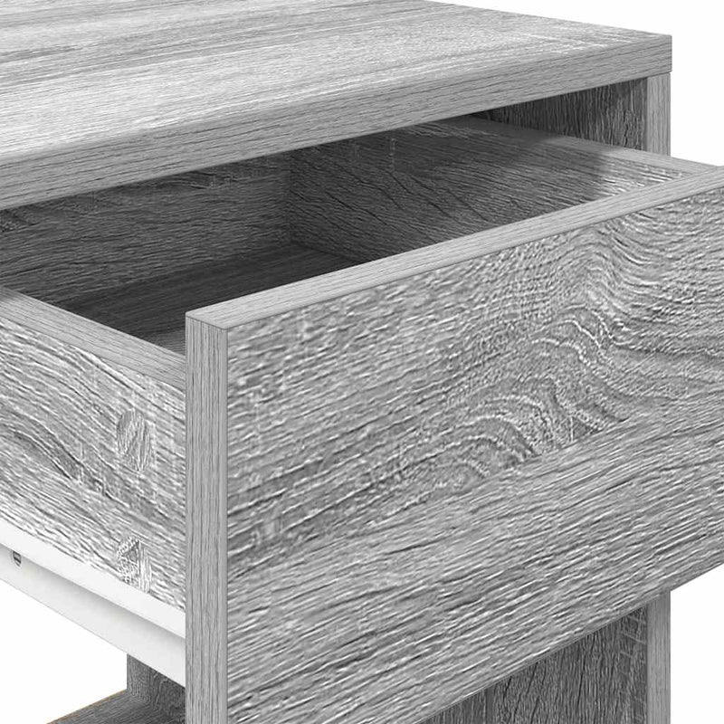 vidaXL éjjeliszekrények fiókos 2 db szürke sonoma 35x34x66,5 cm