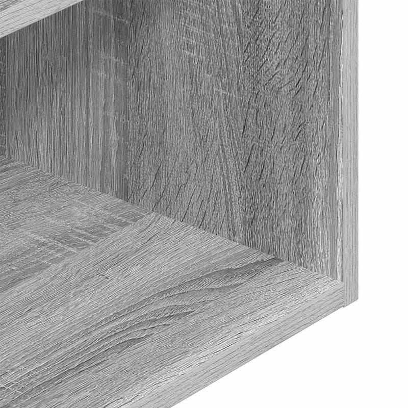 vidaXL éjjeliszekrények fiókos 2 db szürke sonoma 35x34x66,5 cm