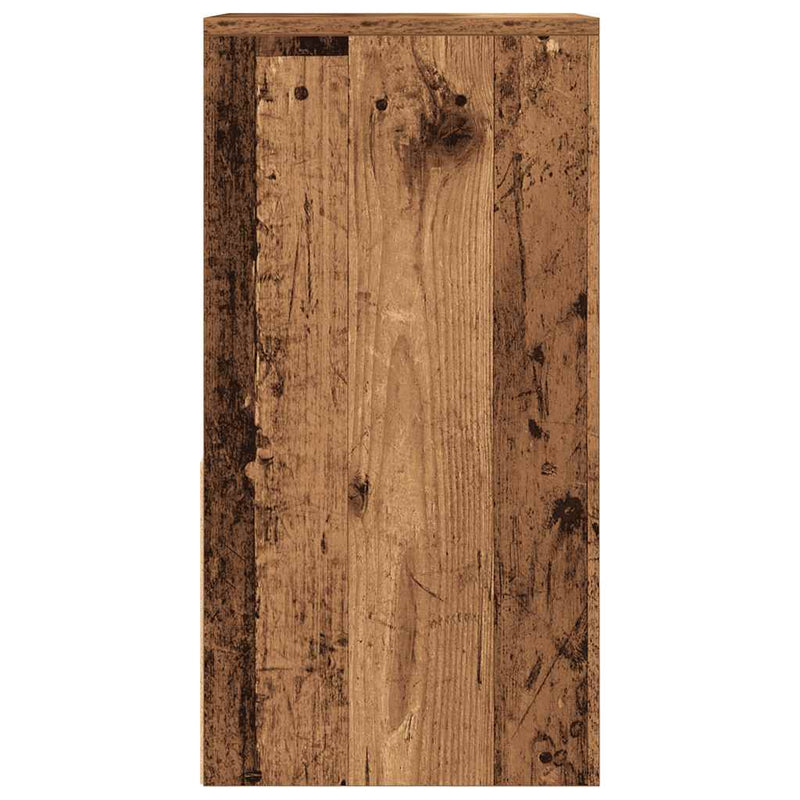 vidaXL éjjeliszekrények fiókkal 2 db régi fa 35x34x66,5 cm