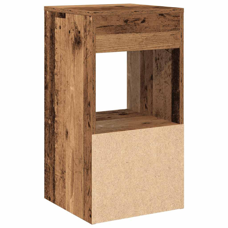 vidaXL éjjeliszekrények fiókkal 2 db régi fa 35x34x66,5 cm
