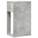 vidaXL számítógépes toronyállvány fiókkal betonszürke 30x44x74cm beton