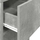 vidaXL számítógépes toronyállvány fiókkal betonszürke 30x44x74cm beton