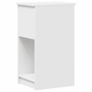 vidaXL számítógépes toronyállvány fiókkal fehér 35x45x77 cm