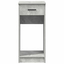 vidaXL számítógépes toronyállvány fiókkal betonszürke 35x45x77 cm