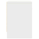 vidaXL fehér éjjeliszekrény fiókkal 39x28x41 cm