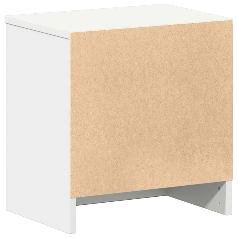 vidaXL 2 db fehér éjjeliszekrény fiókkal 39x28x41 cm