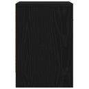 vidaXL fekete éjjeliszekrény fiókkal 39x28x41 cm