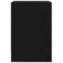 vidaXL 2 db fekete éjjeliszekrény fiókkal 39x28x41 cm