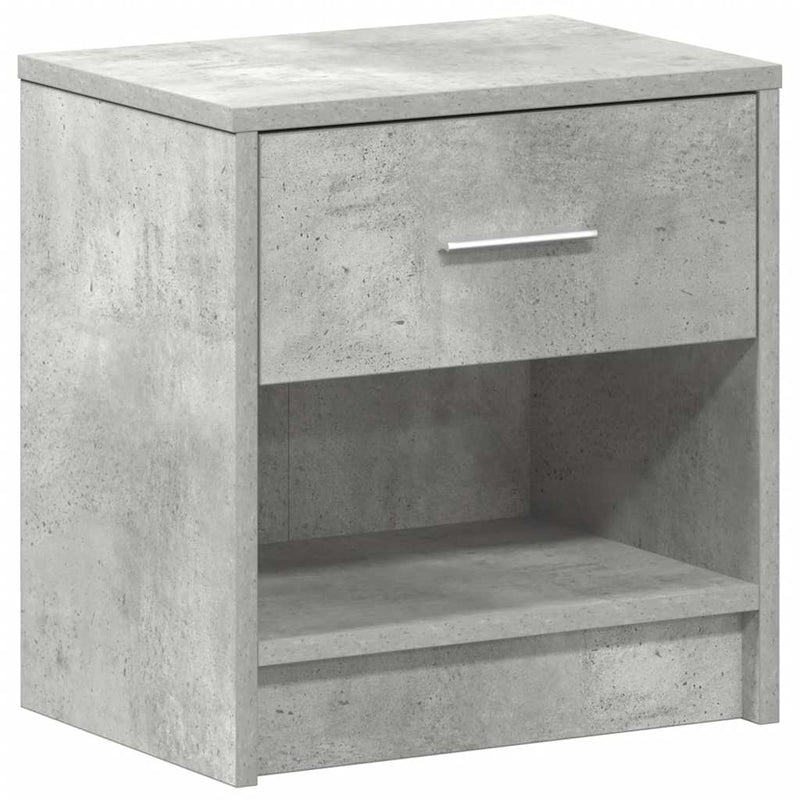 vidaXL betonszürke éjjeliszekrény fiókkal 39x28x41 cm