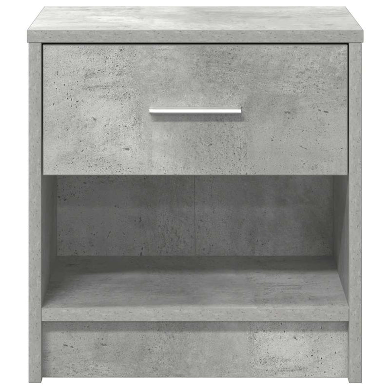 vidaXL betonszürke éjjeliszekrény fiókkal 39x28x41 cm