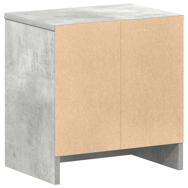 vidaXL betonszürke éjjeliszekrény fiókkal 39x28x41 cm