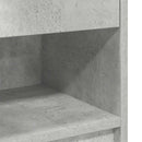 vidaXL 2 db betonszürke éjjeliszekrény fiókkal 39x28x41 cm