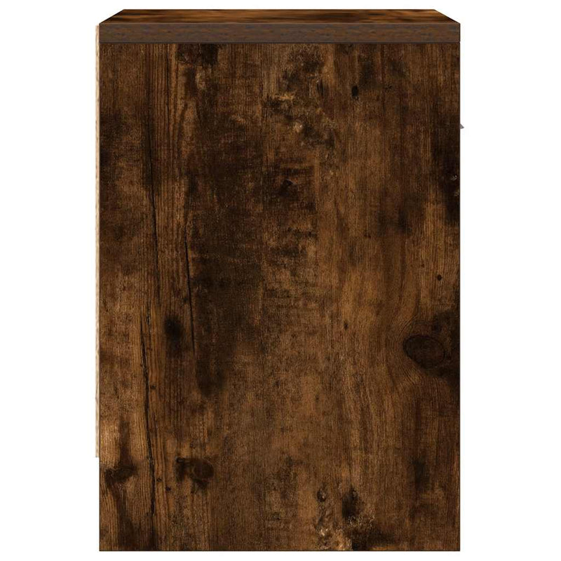 vidaXL füstös tölgy színű éjjeliszekrény fiókkal 39x28x41 cm