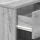 vidaXL 2 db szürke sonoma színű éjjeliszekrény fiókkal 39x28x41 cm