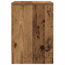 vidaXL 2 db antik fa színű éjjeliszekrény fiókkal 39x28x41 cm