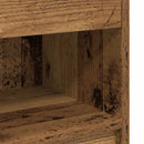 vidaXL 2 db antik fa színű éjjeliszekrény fiókkal 39x28x41 cm