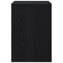vidaXL 2 db fekete éjjeliszekrény fiókkal 40x34x50 cm